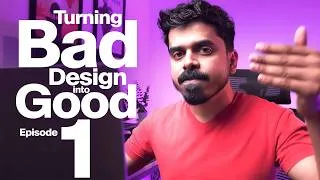 Thumbnail: Turning Bad Design into Good | Ep. 1 | Graphic Design Tutorial in Hindi