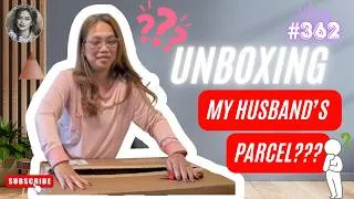 Thumbnail: 🎥 Unboxing My Husband's PARCEL???  📦 😄💬💟 #unboxing #vlog #funny