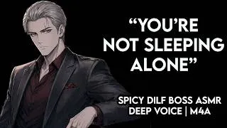 Thumbnail: Protective boss won’t let you sleep alone (spicy comfort asmr | deep voice m4a)
