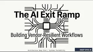 Thumbnail: The AI Exit Ramp: Vendor-Resilient AI Workflows | Full Audio