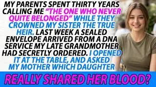 Thumbnail: My Parents Spent 30 Years Calling Me the Outsider—Until Grandma's DNA Named the Real Stranger