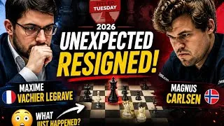 Thumbnail: ♟️ MAXIME Vachier - LAGRAVE Vs MAGNUS Carlsen | TITLED Tuesday,2026. @deepfilechess. #magnuscarlsen.