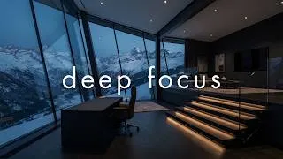 Thumbnail: DEEP FOCUS • Quiet Luxury Snow Mountain Office for Deep Work (No Distractions)