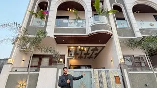 Thumbnail: 4BHK+office Luxurious House Design with Lift & Seprate Drawing Area 
