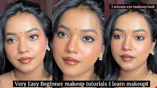 Thumbnail: Easy 3 different eye makeup tutorials || learn makeup with me || 