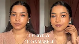 Thumbnail: Simple Clean girl makeup routine || DAILY MAKEUP ||  with affordable products