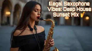 Thumbnail: 🌅 Golden Hour Deep House Sax – Smooth Saxophone Melodies for a Good Mood 🎷