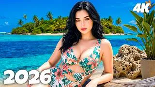 Thumbnail: Deep House Mix 2026 🏖️ Tropical Chill Summer Beach Vibes in 4K UHD | Deep Ocean Muse