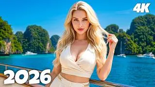 Thumbnail: Relaxing Vocal Deep House Music 2026 🌊 Chill Summer Vibes Mix 4K UHD for Smart TV | Deep Ocean Muse