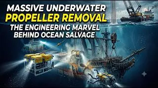 Thumbnail: Massive Underwater Propeller Removal The Engineering Marvel Behind Ocean Salvage #deepoceanrecovery