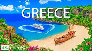 Thumbnail: GREECE 4K DRONE FOOTAGE | Discover Blue Domes, White Cliffs & Shimmering Seas