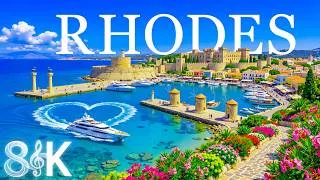 Thumbnail: Rhodes 8K 🇬🇷 Palace of the Grand Master, Lindos & Mediterranean Coastline