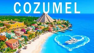 Thumbnail: Cozumel 4K Aerial 🇲🇽 | Turquoise Seas, Coral Reefs & Caribbean Paradise Views