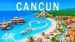 Thumbnail: CANCUN 4K Aerial 🇲🇽 🌊 White Sand Beaches, Caribbean Turquoise Waters & Luxury Tropical Paradise ✨