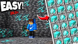 Thumbnail: How To Find DIAMOND'S In Minecraft PE & java 1.21 & 26.2+🤩 Minecraft Main diamond Kaise dhundhe