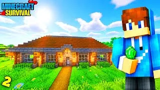 Thumbnail: I Built A Super Beautiful Trading Hall 🔥 Minecraft Survival Series || Episode 2 [Hindi]