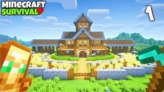 Thumbnail: Minecraft 1.21 Survival Series Ep 1🔥 | Made op Survival Base & Armour [Hindi]