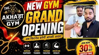 Thumbnail: New Gym Opening 💪 |  अKhaडा Fitness Lab Jaipur | 