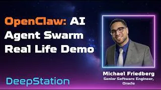 Thumbnail: OpenClaw: AI Agent Swarm Real Life Demo