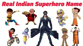 Thumbnail: Indian Cartoon Superhero Name For Kids | Picture and Sound Learning For Kids | Cartoon For Kids