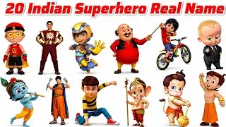 Thumbnail: Indian Superhero Cartoon Name For Kids सुपरहीरो के नाम Pre Nursery kids Picture and Sound Learning 