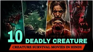 Thumbnail: Top 10 Best Creature Movies In Hindi | Deadly Creature Movies In Hindi | Netflix | 2026 |