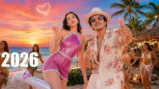 Thumbnail: Today’s Summer Hits 🍓| Bruno Mars, Justin Biber, Dua Lipa, Alan Waker | Tropical House Mix 2026