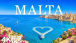 Thumbnail: [4K] Malta 🇲🇹 Ultimate Coastal Escape | Crystal Lagoons, Historic Villages & Deep House Flow