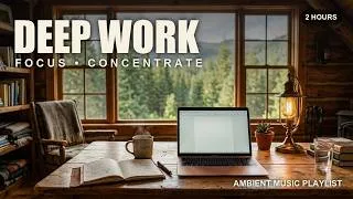 Thumbnail: Summer Mountain Cabin ~ Immersive Productivity Soundscape ~ Neural Focus Study Music for Deep Work