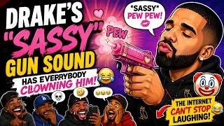 Thumbnail: 😂 Drake’s “SASSY” Gun Sound Has Everybody CLOWNING Him! 🔫💅🏾