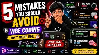 Thumbnail: 5 Mistakes You Should Avoid While Vibe Coding 🚨 | Tamil
