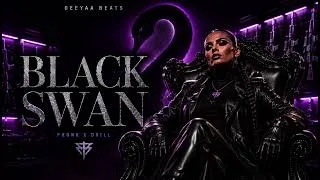 Thumbnail: BLACK SWAN | Drill Type Beat 2026 | Cinematic Phonk x Drill Beat 