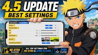 Thumbnail: PUBG Mobile 4.5 Best Settings + Zero Recoil Sensitivity Code | Gyro & Non-Gyro | No Lag ✅❌