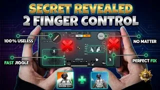 Thumbnail: 2 Finger Claw Control SECRETS for PUBG Mobile 2026! 🤯 | Pro Tips Best Control Settings & Sensitivity