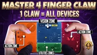Thumbnail: 4 Finger Control Claw PUBG & BGMI🔥• Best 4 Finger Control Settings | 4 Finger Control Code ✅❌
