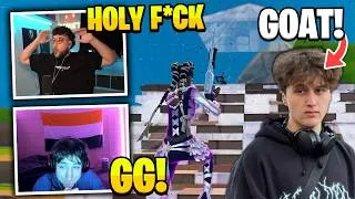Thumbnail: Streamers REACT to Queasy VS Acorn in 1v1 Zone Wars