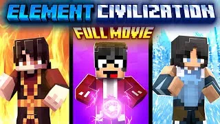 Thumbnail: Minecraft But I Survive In ELEMENTAL CIVILIZATION [Full Movie]