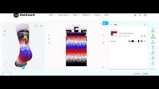 Thumbnail: STüDIO by DeFeet Tutorial 2 - Uploads, layers, template colors and alignment on back of sock.