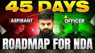 Thumbnail: Final 45 Days Strategy for NDA 2 2026 | DEFENCE WALLAH NDA 2 2026