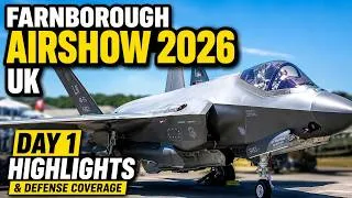 Thumbnail: Farnborough International Airshow 2026 UK  | Day 1 Highlights & Defense Coverage