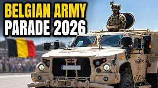 Thumbnail: Belgian Army Military Parade 2026 | Future Weapons & Military Equipment Revealed