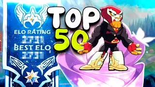 Thumbnail: Climbing to TOP 50 on TEZCA! | Brawlhalla Ranked 1v1