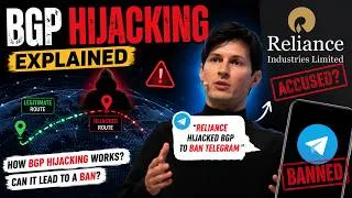 Thumbnail: BGP Hijacking Explained - The Attack Used To Block & Disrupt Telegram Traffic ? ( Hindi )