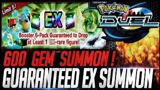 Thumbnail: Pokemon Duel 600 Gem Guaranteed EX Summon! Pokemon Duel 6 Pack Booster