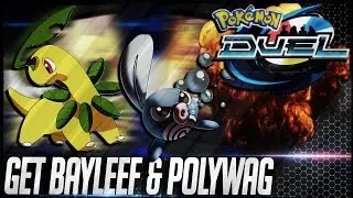 Thumbnail: Pokemon Duel How to Get Bayleef & Polywag! Pokemon Duel Guide