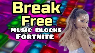 Thumbnail: Ariana Grande - Break Free Fortnite Music Tile Cover