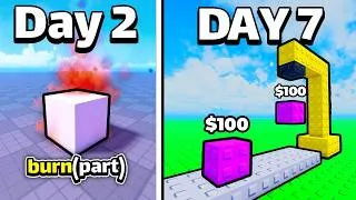 Thumbnail: I Tried Learning Roblox Scripting In 7 Days