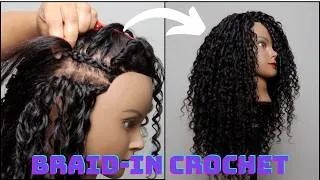 Thumbnail: No Knots, No Crochet Hook: BRAID-IN CROCHET STYLE WITH WAVY HAIR Tree Braid Method 