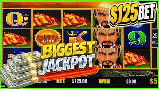 Thumbnail: I Won The BIGGEST JACKPOT of MY LIFE on $125 BET! Dragon Link Golden Century