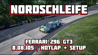 Thumbnail: ACC | FERRARI 296 GT3 | NORDSCHLEIFE | HOTLAP + SETUP | 8.08.105 | v1.10